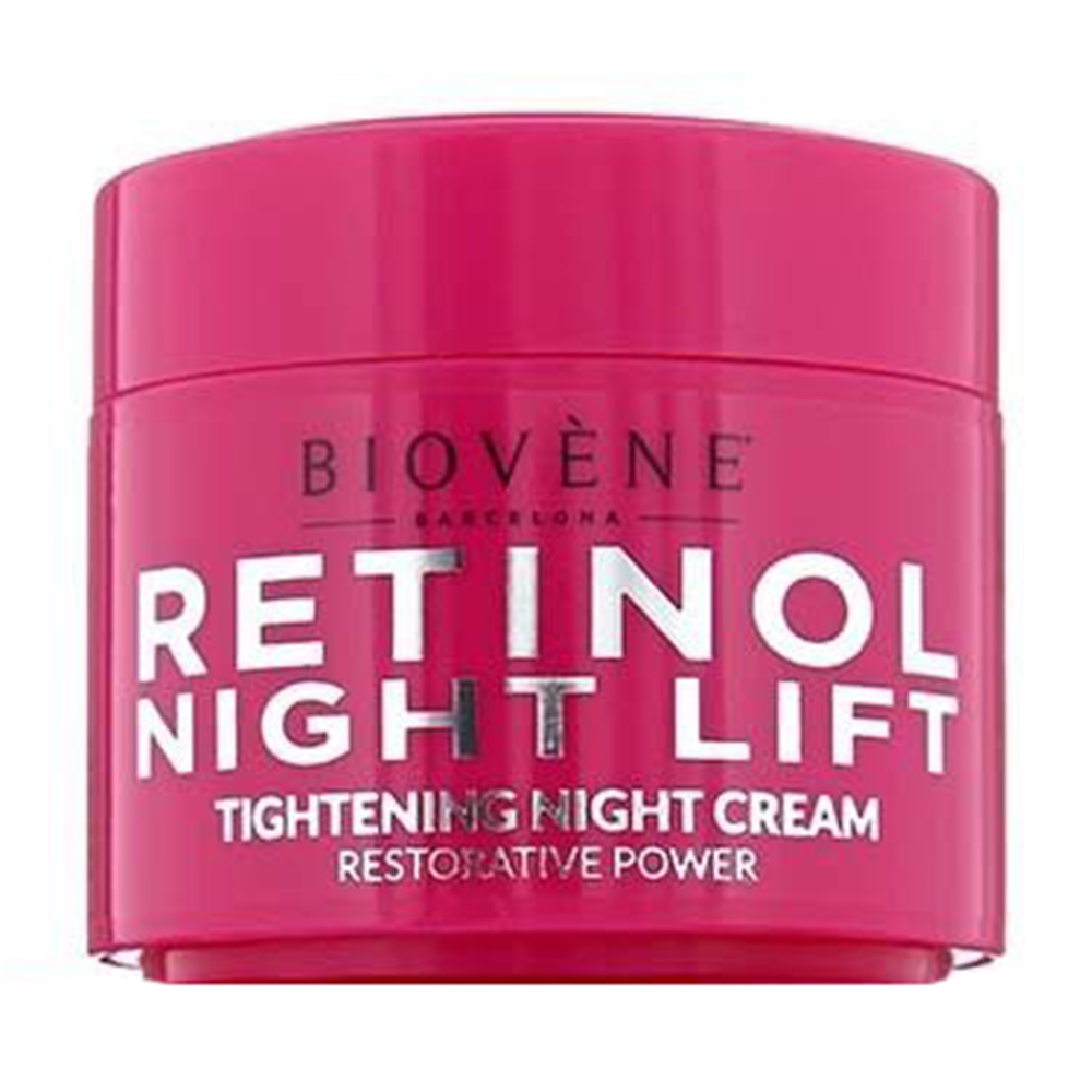 Підтягувальний нічний крем для обличчя Biovene Retinol Night Lift Tightening Night Cream з ретинолом, 50 мл